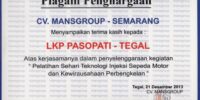 SERTIFIKAT MANSGROUP 2013