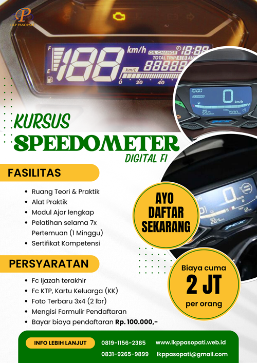 Kursus Speedometer Digital FI 